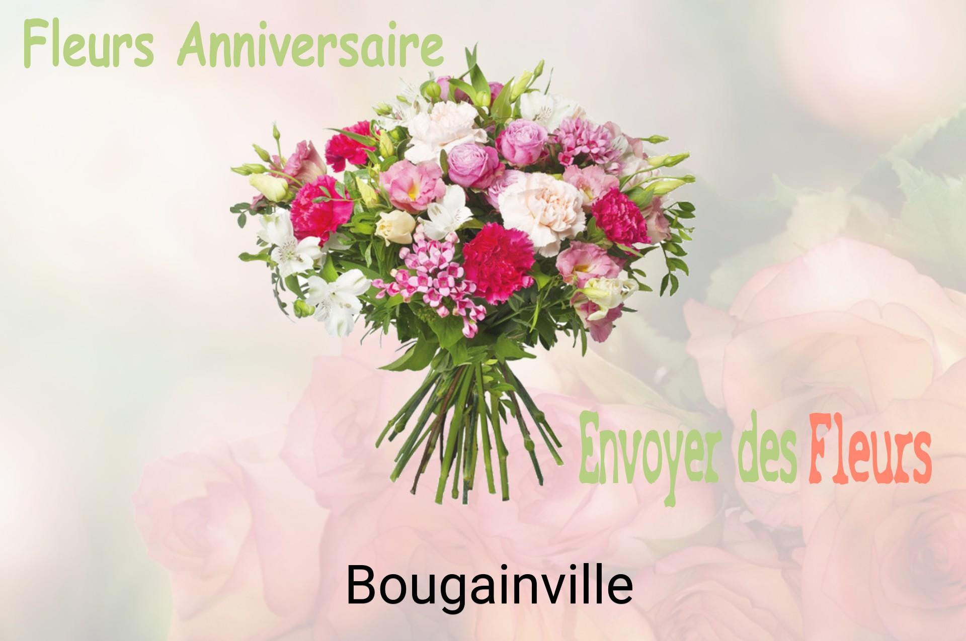 Bouquet de fleurs d’anniversaire livré à Bougainville