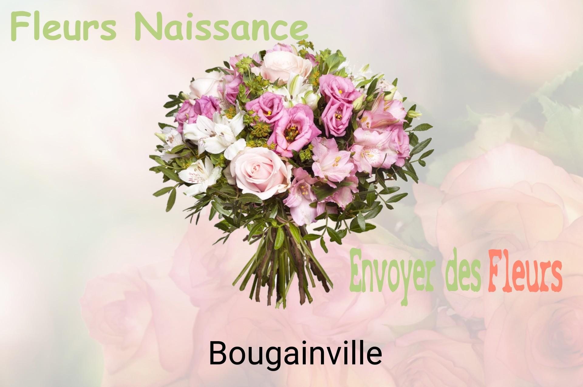 Bouquet de fleurs de naissance livré à Bougainville
